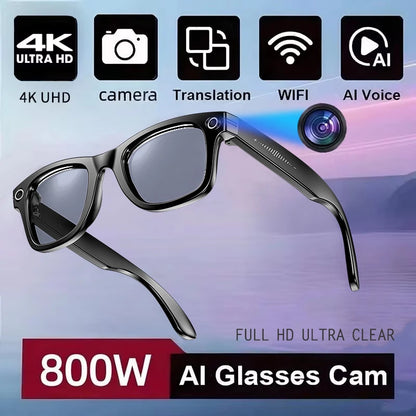 New 800W Camera AI Glasses Men
