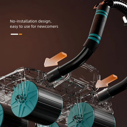 Abdominal Wheel Exerciser Six Elbow Design Slider