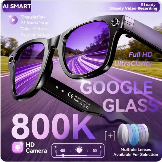 New 800W Camera AI Glasses Men